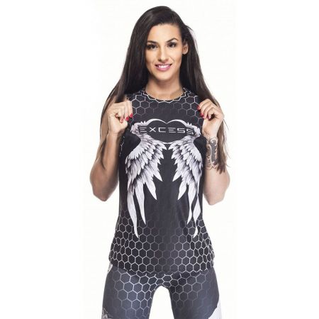 ΓΥΝΑΙΚΕΙΟ ΑΜΑΝΙΚΟ  EX FIT Training Top Black Wings 509534 